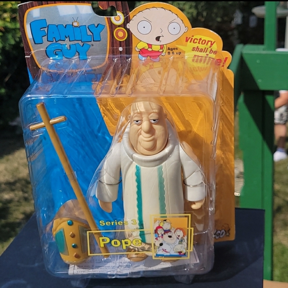 Vintage 2005 Family Guy Action Figure (The Pope)